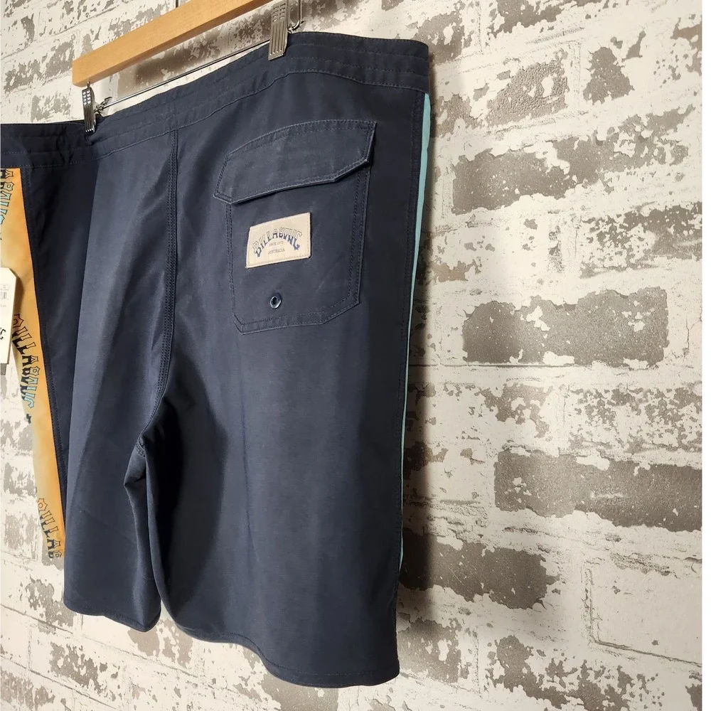 Billabong Men's Board Shorts Dbah Lo Tide Recycler Navy Blue Size 40 Swim Trunks